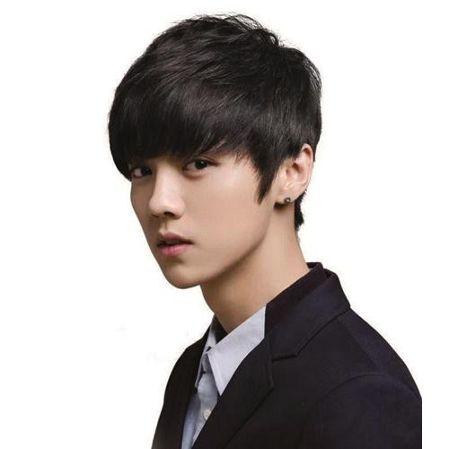 Spot Second Delivery Men Wig Hair Short Male Korea Breathable
