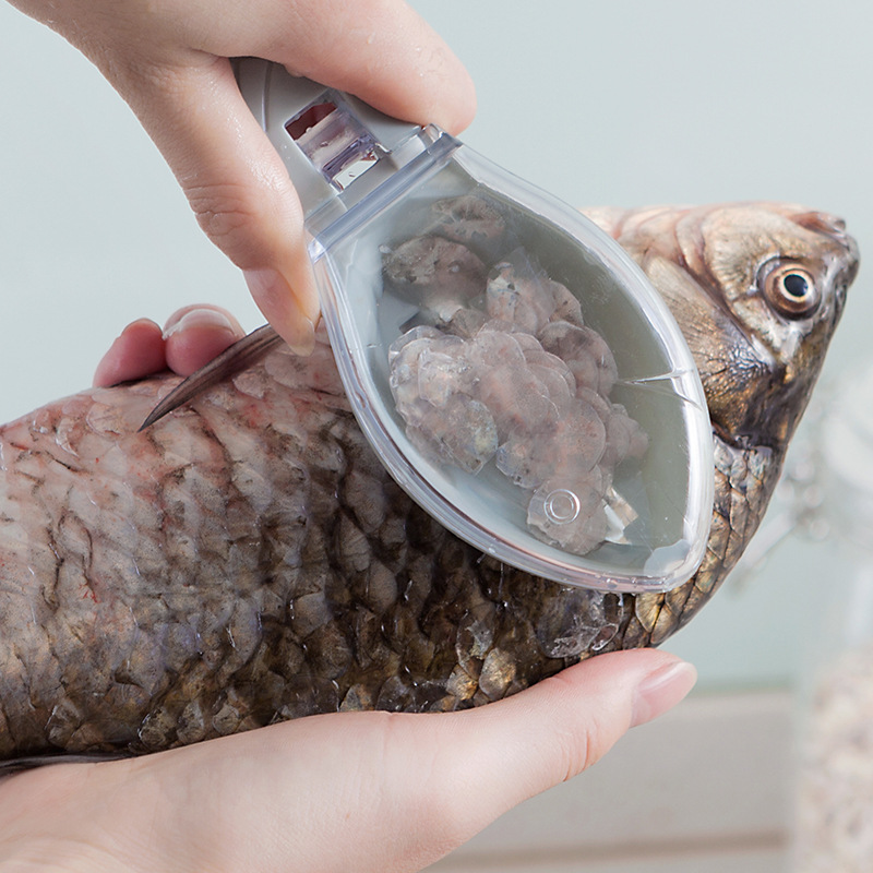 带盖鱼鳞刨创意刮鱼器厨房小工具去鱼鳞器鱼形刮鳞器小刨子盒装 Shopee Malaysia