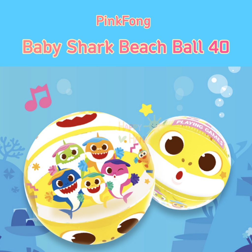 [ Pinkfong] Baby Shark Beach Ball Korea Popular Korean Pinkfong ...
