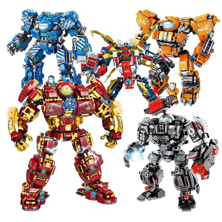 iron man lego robot