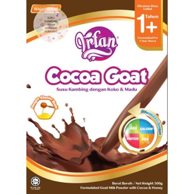 Susu Kambing Irfan Coklat Irfan Goat Milk Cocoa Shopee Malaysia