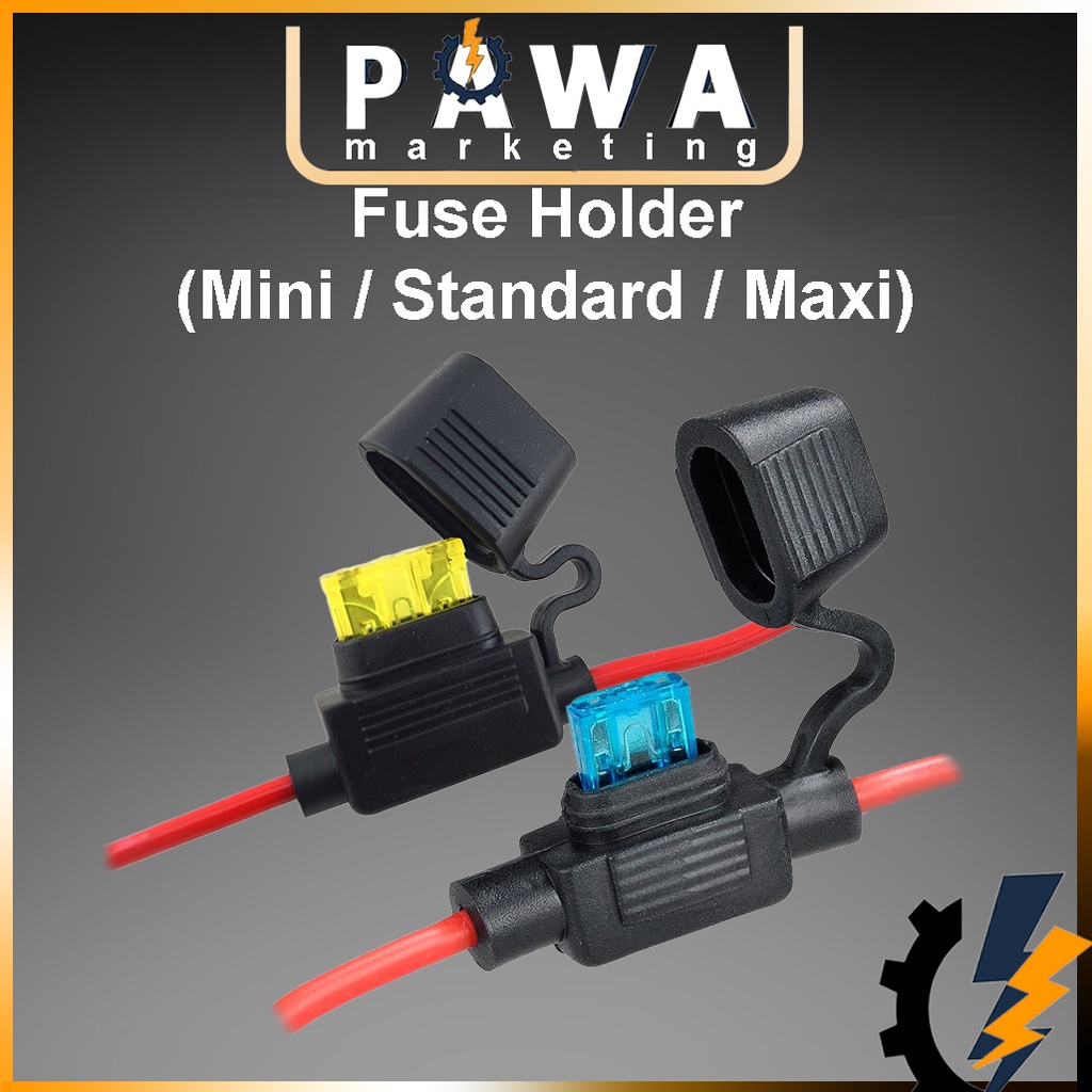 Pawa Free 10A Mini or Standard Fuse Mini Standard Maxi Blade Fuse
