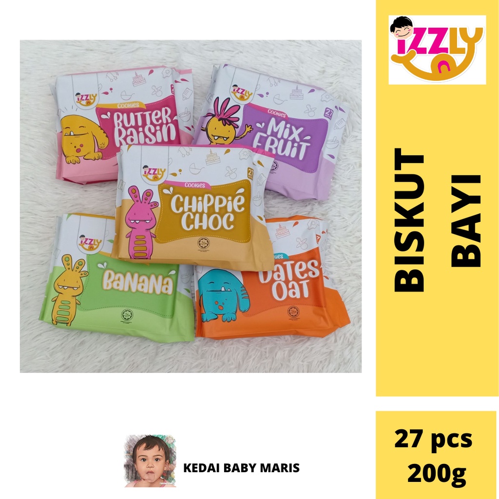 Biskut Bayi Baby Biscuits Cookies For Baby 7 Months IZZLY BABYFOOD cair ...