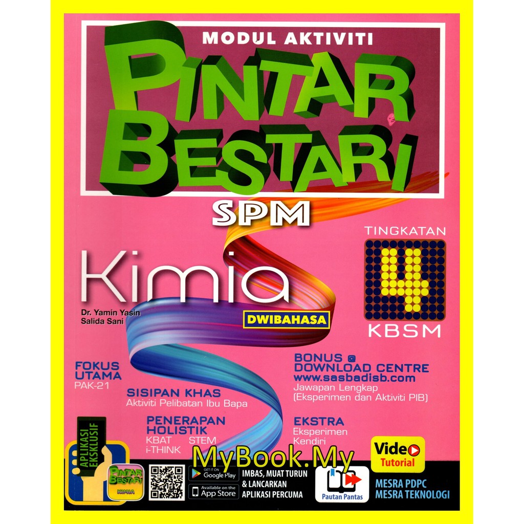 Myb Buku Latihan Modul Aktiviti Pintar Bestari Tingkatan 4 Kimia Chemistry Dwibahasa Sasbadi Shopee Malaysia