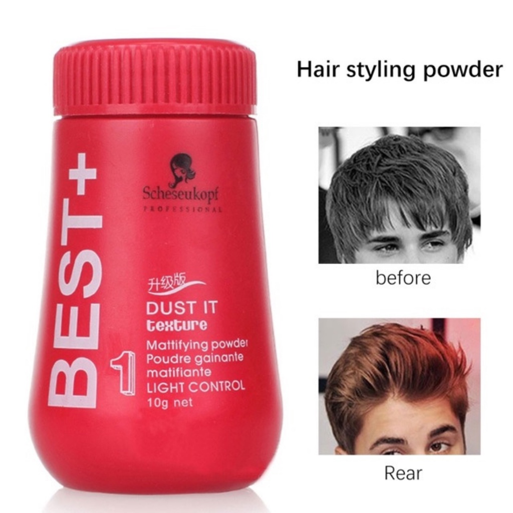Hair Styling Powder Best +1 Dust It Texture Mattifying Powder / Serbuk  Rambut / Powder Bedak Rambut 10G | Shopee Malaysia
