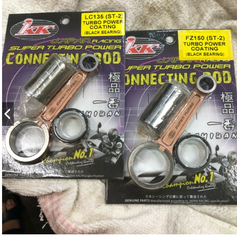 LC135 Y15ZR FZ150 ST2 IKK ROD PURPLE WITH BLACK BEARING SUPER TURBO