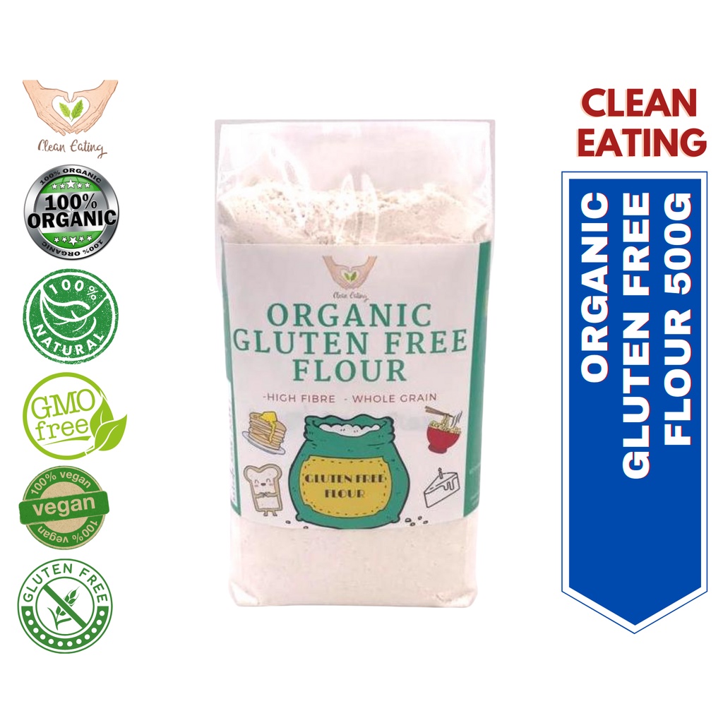 Clean Eating Organic Gluten Free Flour (Cupcake, Pancake, Moist Cake, Muffin)