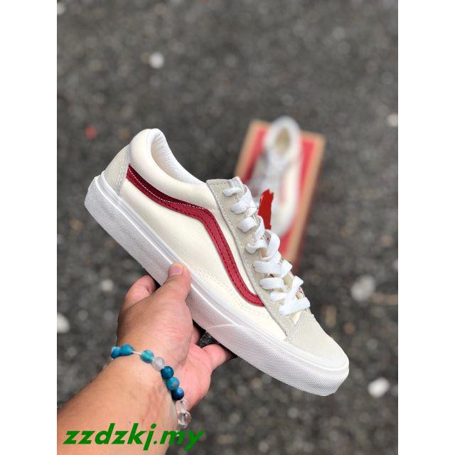 Zzdzkj Original Ready Stock Vans Style 36 Marshmallow Racing Red