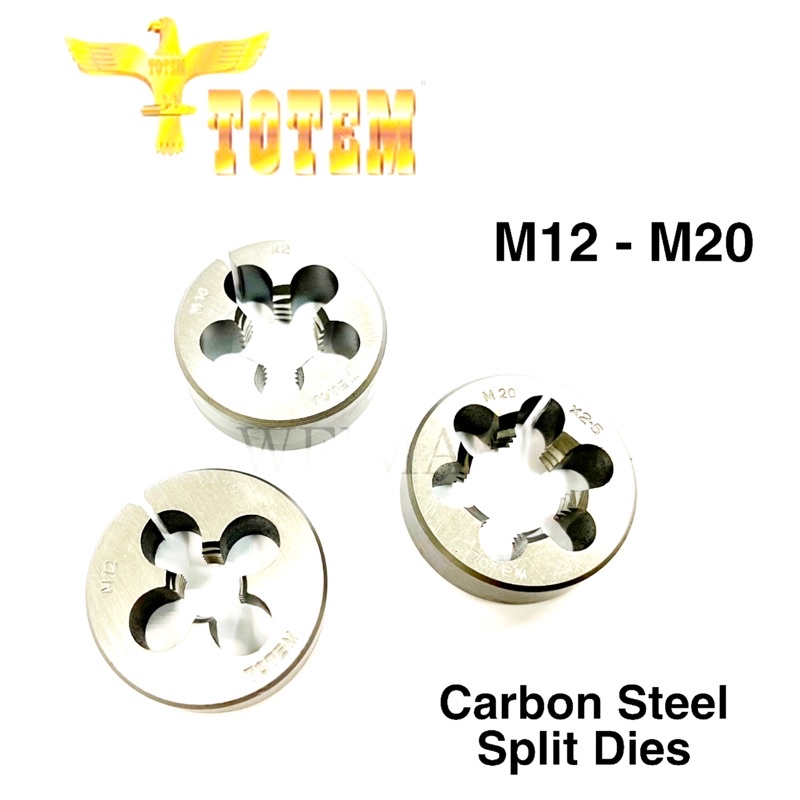M18 x 1.00 X 1-1/2 HIGH Speed Steel Round Adjustable DIE 