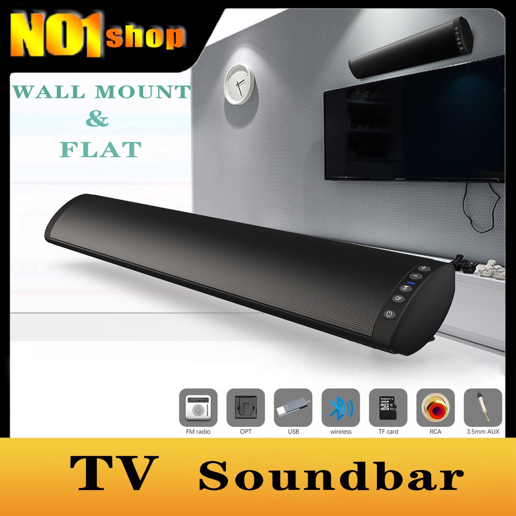 NEW Soundbar Sound Blaster Bar Audio TV Subwoofer Home Wireless Echo Wall Home Theater Bluetooth Speaker