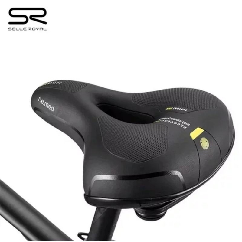 Selle ROYAL REMED 5555 UEMA COMFORT URBAN CITY HOLLOW Bike Saddle Large MODEL Comfortable Soft Hole