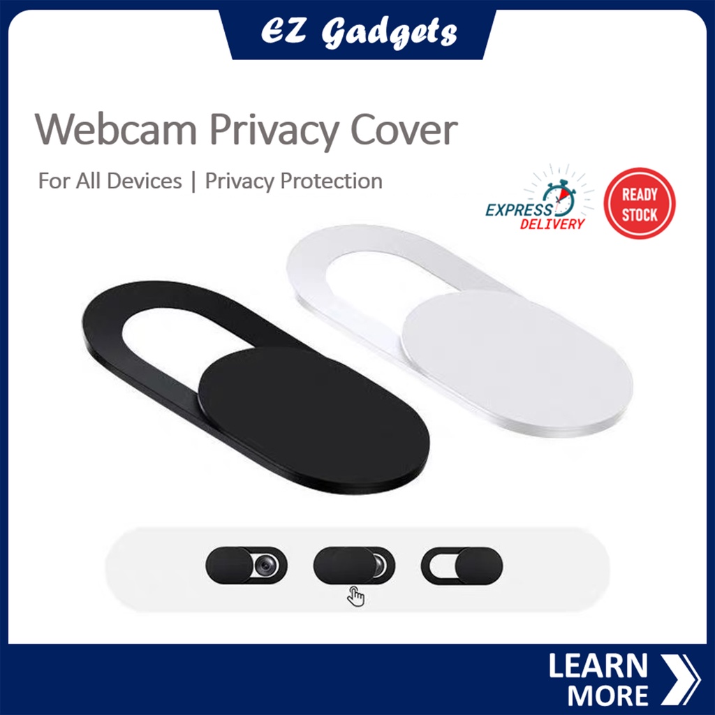 [Ready Stock] Webcam Cover Universal Camera Lens Cover Privacy Protection Sticker for Laptop PC Tablet Smartphones