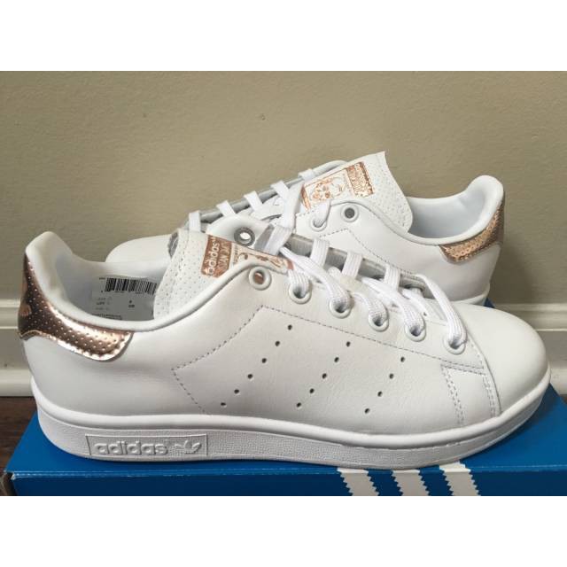 adidas stan smith women gold