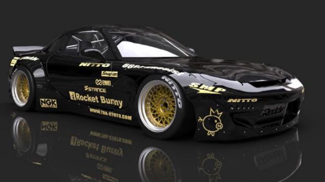 tamiya rx7 rocket bunny