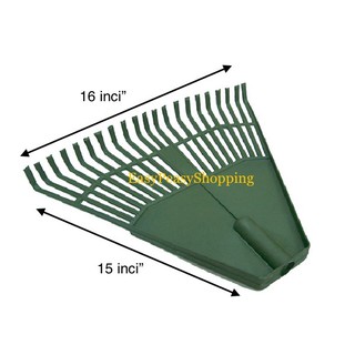 PLastic Rake Pencakar Rumput Cakar Rumput Plastik READY PLastic Rake Pencakar Rumput Cakar Rumput Plastik READY