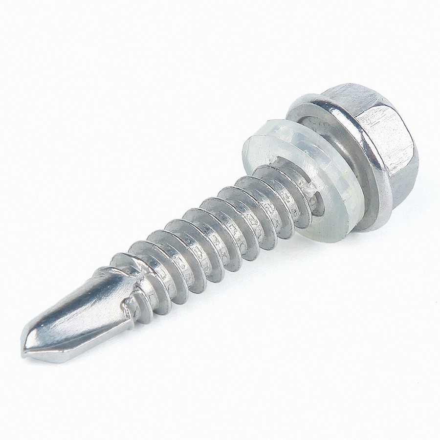 M4.8 Stainless Steel M4.2 M5.5 Hex Washer Head Self-Drilling Screw 410