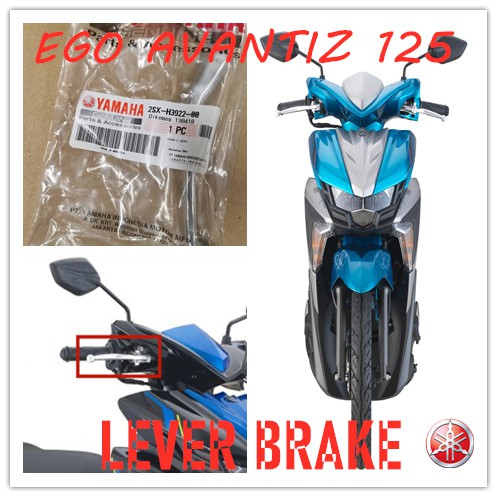 100 Original Hong Leong Yamaha Scooter Ego Avantiz 125 New Handle Bar Throttle Grip Right Brake Lever Chrome Standard