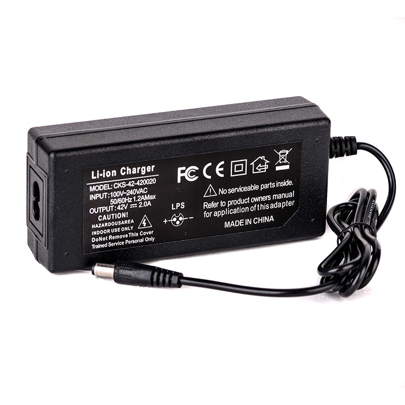 42V 2A Adapter Charger Two-wheel Self-Balanced For 36V Li-ion Lithium Battery