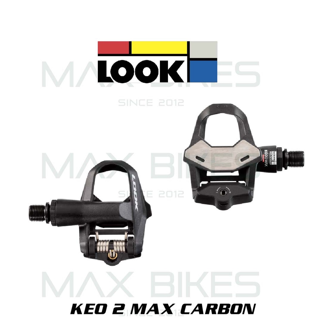 READY STOCK!!! LOOK KEO 2 Max Carbon Road Pedals BLACK