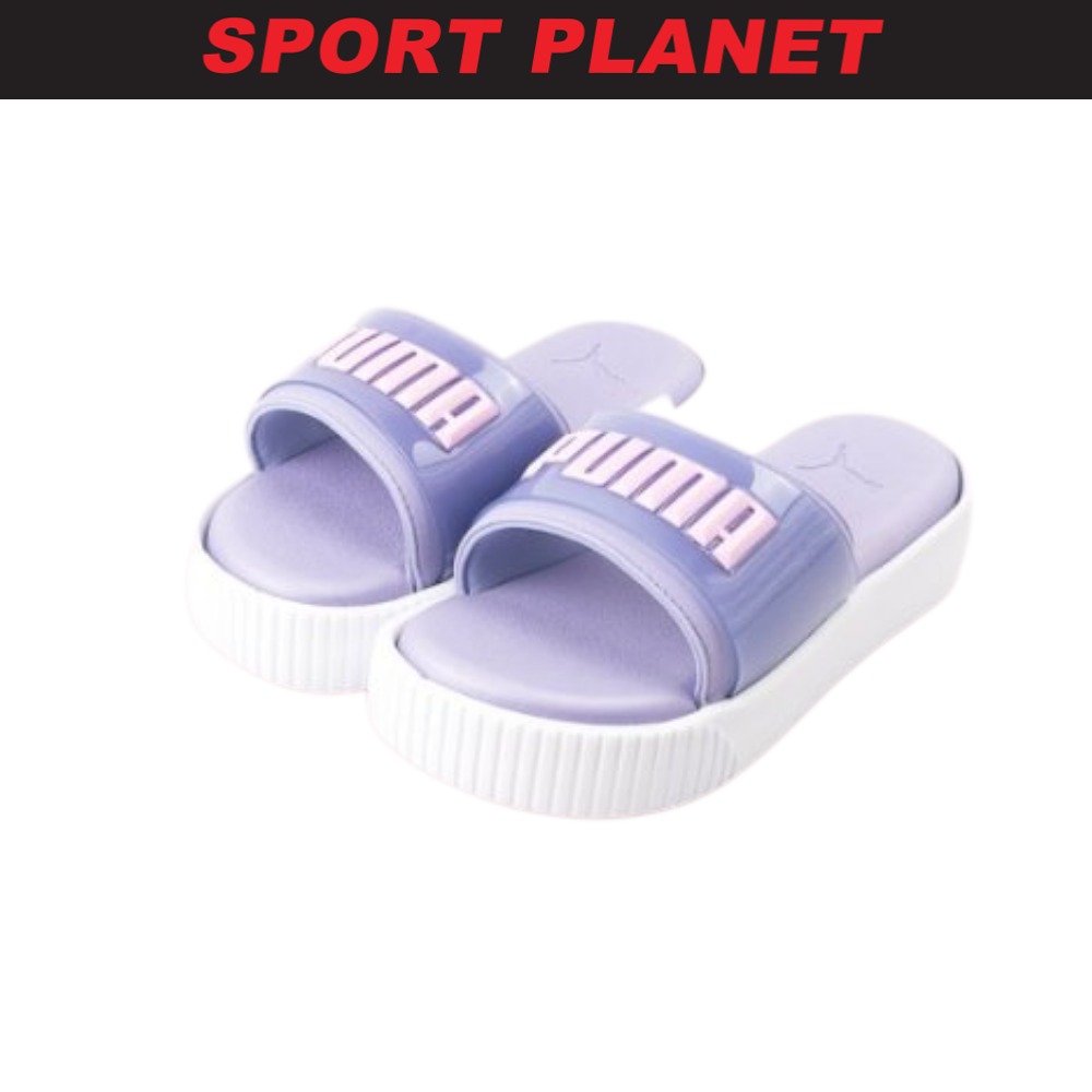 puma purple slides