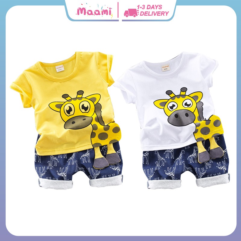 Readystock Kids Suits T Shirts Children Summer Suits Short Sleeve Pants Cotton Sleeve Suits Child Clothing Am10129 Shopee Malaysia - 2018 new set pj mask children s summer fortnite children s suit casual short sleeved t shirt five pants suit roblox 6 14y in clothing sets from