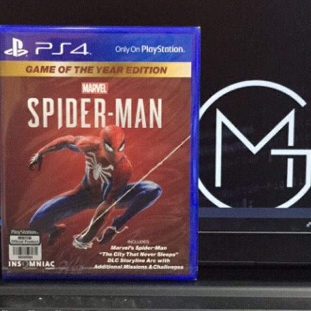 ps4 spiderman game of the year