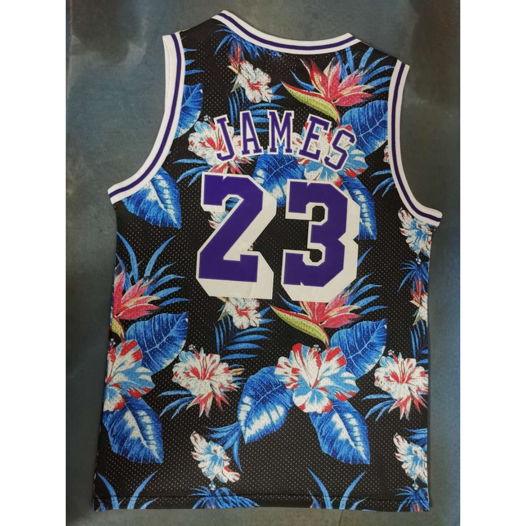 lakers flower jersey