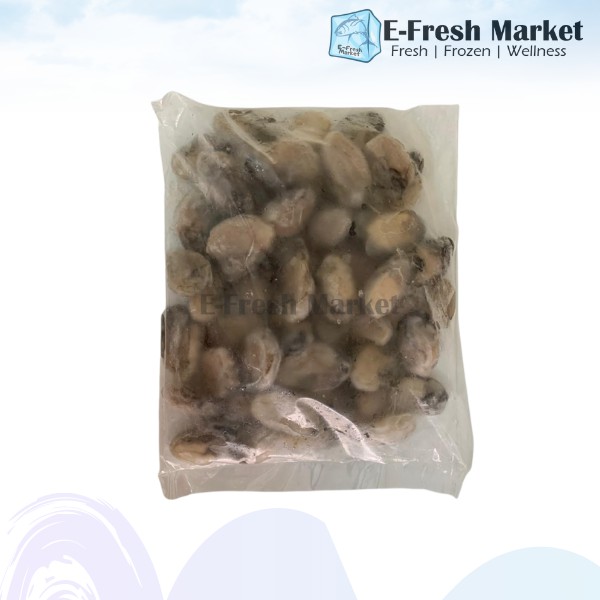 Frozen Korean Oyster Meat L Size without Shell, 1kg (Penang Only)