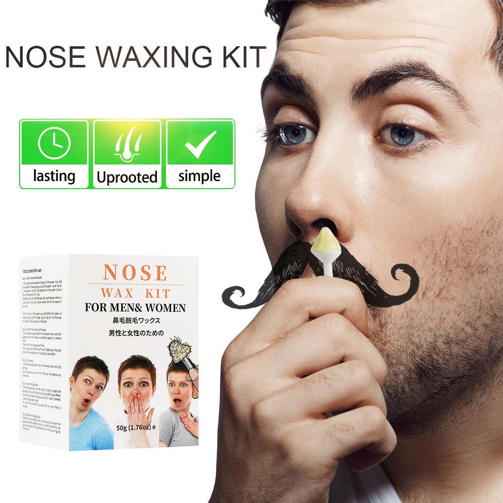 50g Portable Painless Nose Wax Kit For Men Women Nose Hair Removal Wax Set Nose  Hair Wax Beans Cleaning Wax Kit|Hair Removal Cream| AliExpress | Best Shiyi  Wax Bean Set Nose Wax