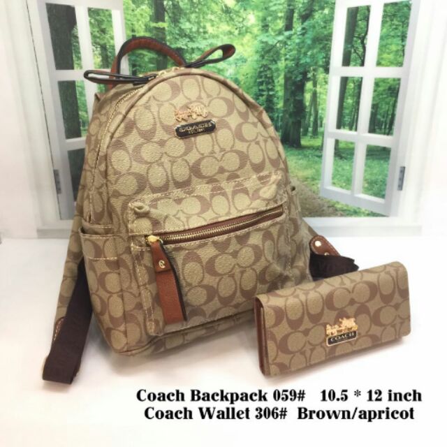 coach backpack purse