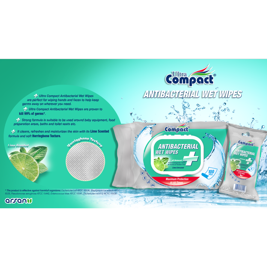 compact wet wipes