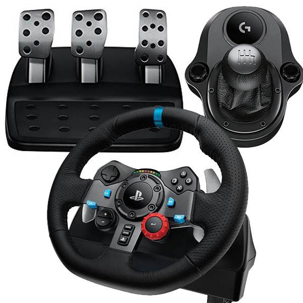 Logitech G29 Steering Wheel + Shifter For PS4/PS3/PC ...