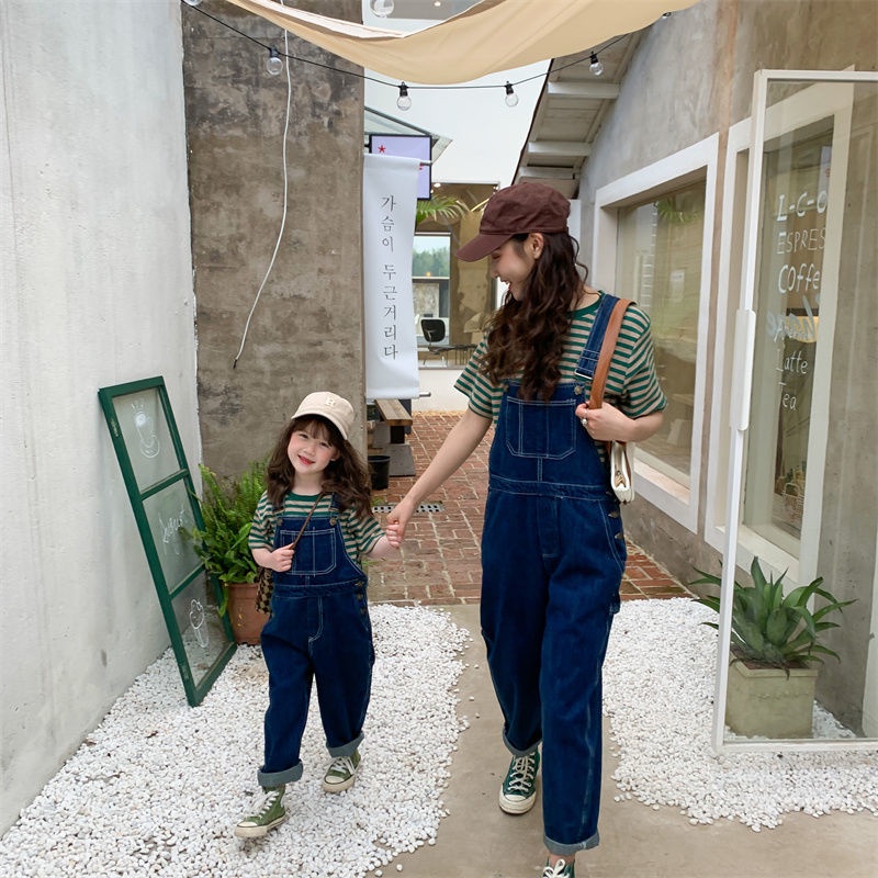 Parent-Child Clothing Wear Mother-Daughter Korean Version Western Style Summer Suit  New Girls Short-Sleeved
