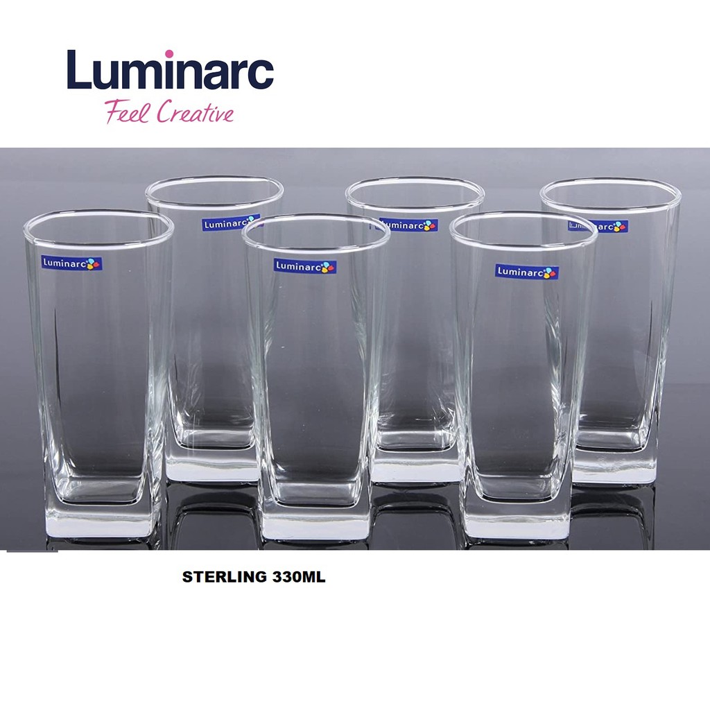 LUMINARC SET GELAS DRINKWARE 12PC STERLING 330ML Shopee Malaysia