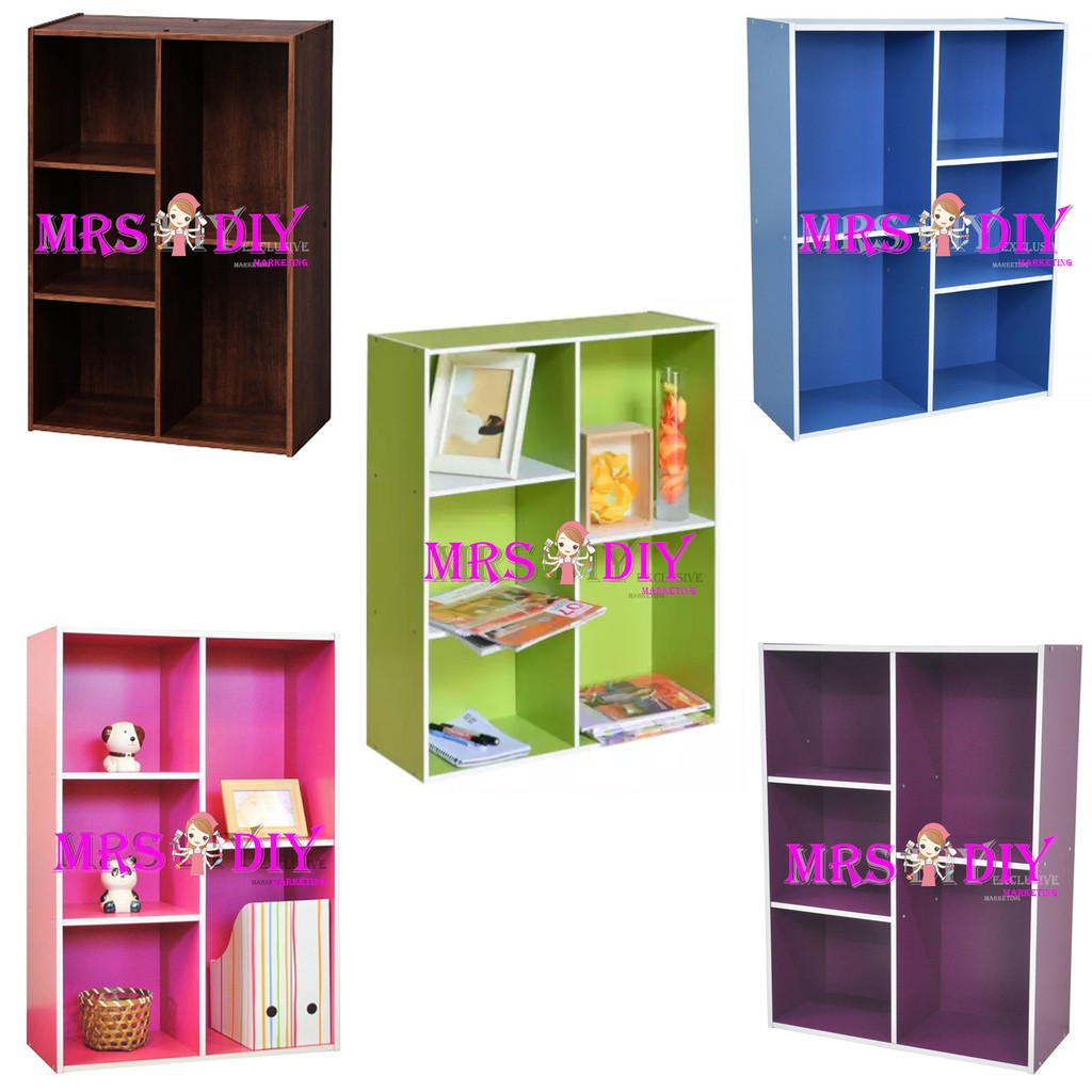 MRS DIY BOOK SHELF RAK BUKU FILE CABINET MULTI 