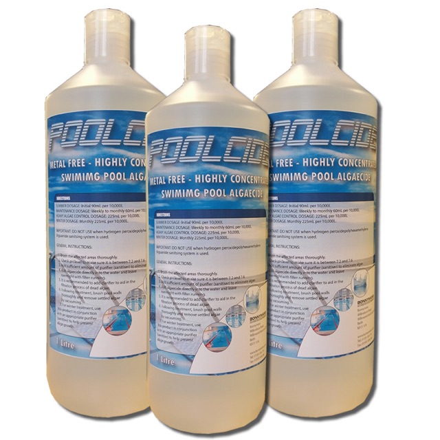 1 Litre Pool ALGAECIDE 20 (Algae Prevention) for swimming pool water