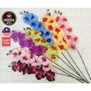 Butterfly Orchid Flower 14 colour Artificial Flower Bunga ...