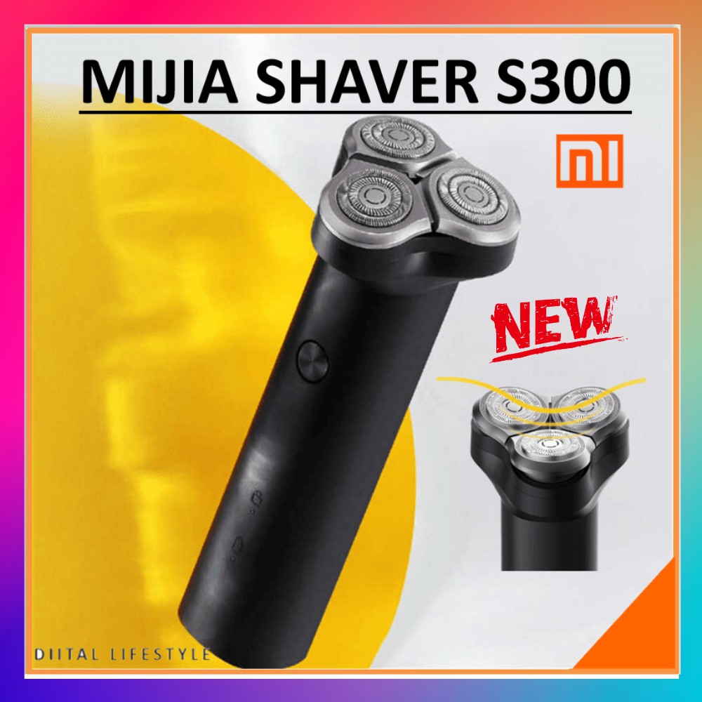 Xiaomi Mijia S300 3D Floating Smart Electric Shaver Type-c Charging Dual Layer Blade小米剃须刀S300米家电动刮胡刀男士防水