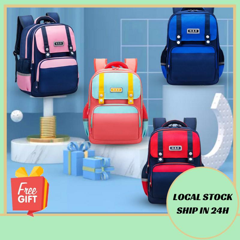 Primary School Bag Student Backpack Kids Backpack With Korean Style ...