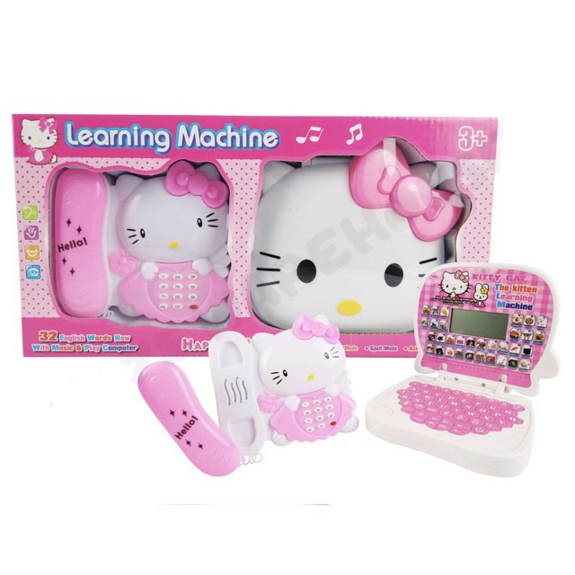 Kids Toy Early Learning Hello Kitty Learning Machine Kids Laptop ...