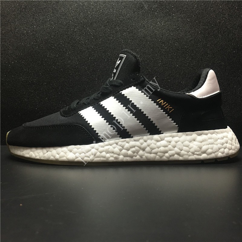 Kasut Adidas Iniki Runner boost Black 