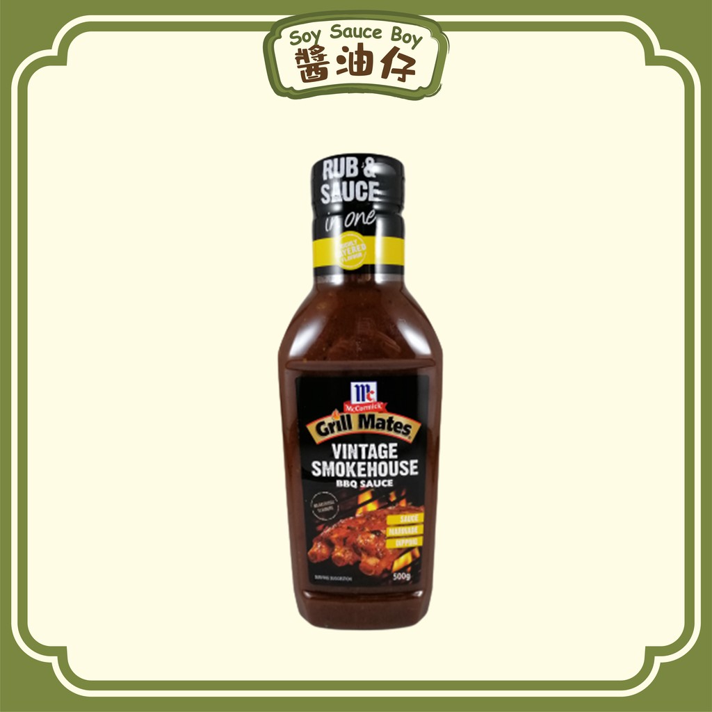 McCormick Grill Mates Vintage Smokehouse BBQ Sauce McCormick 烧烤酱 500g