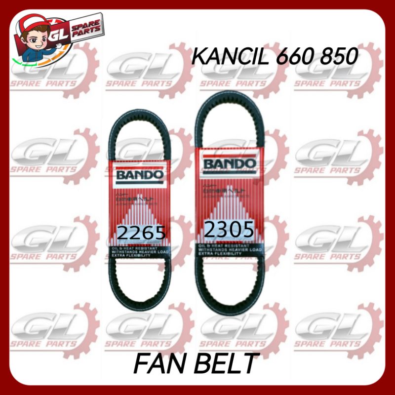 FAN BELT BANDO PERODUA KANCIL 660 850 (2265)(2305) ALTERNATOR BELT
