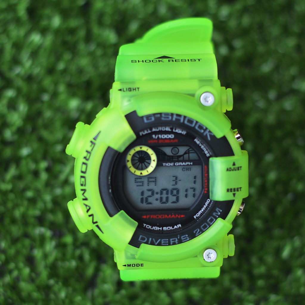 g shock frogman green