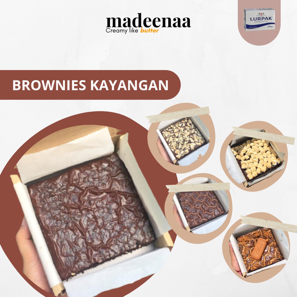 BROWNIES KEDUT KAYANGAN BUTTER LURPAK 5 INCH FRESH BAKED ONLY Shopee