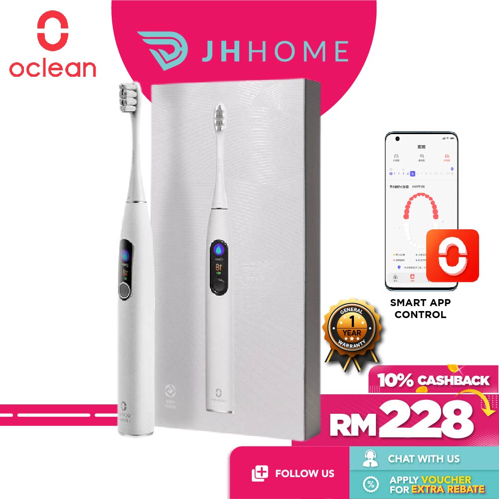 Oclean X Pro Elite Smart Sonic Electric Toothbrush Auto Wake Up Blind