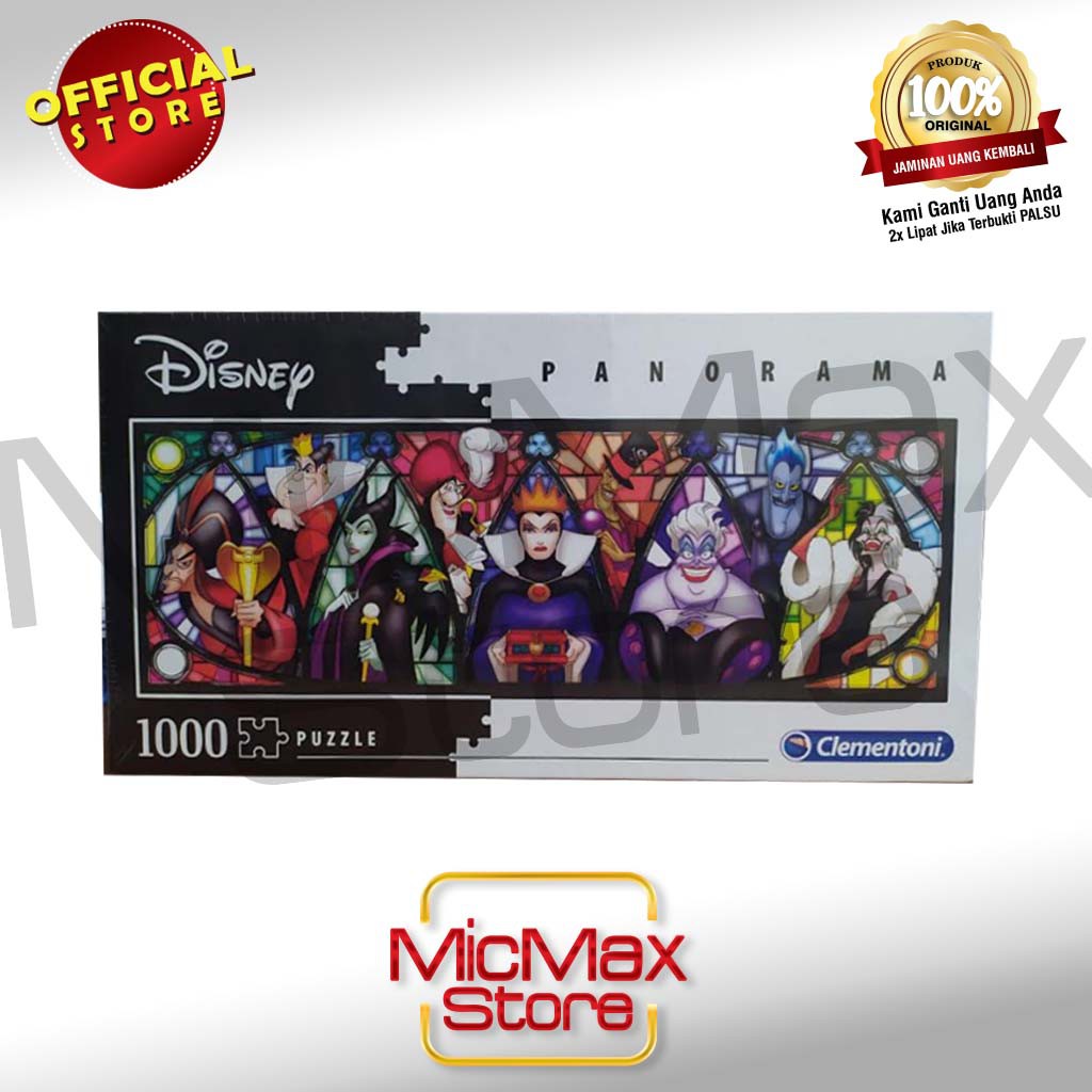 Clementoni Disney Villains Panorama Puzzle 1000 Pcs Shopee Malaysia