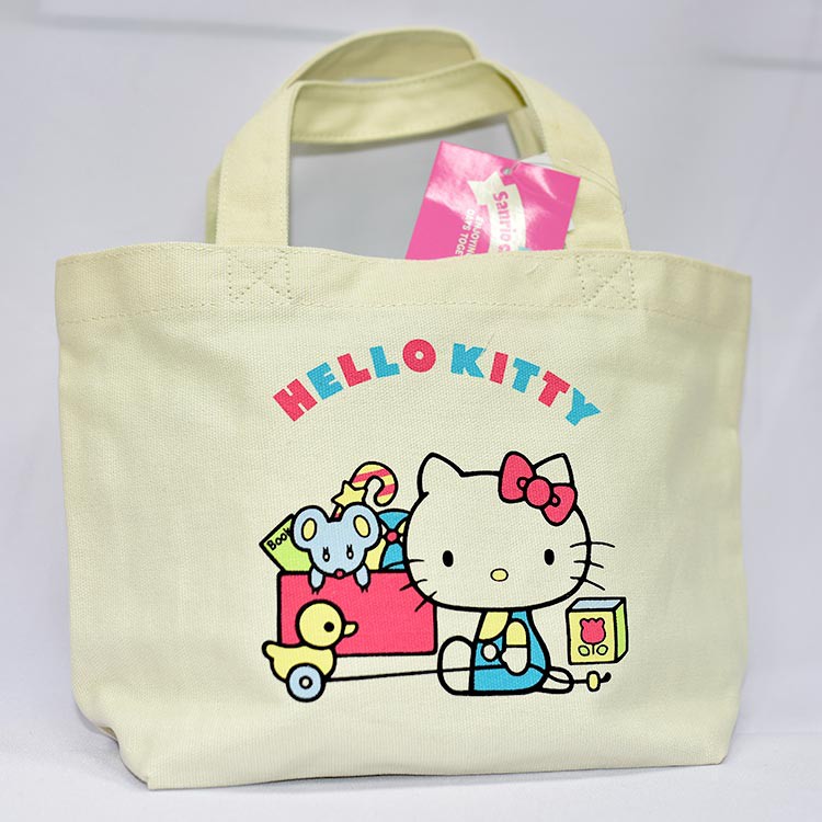 hello kitty canvas tote bag