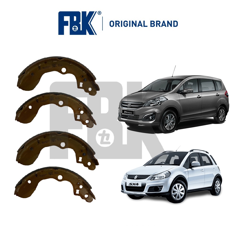 FBK Brake Shoe Rear Proton Ertiga / Suzuki SX4 Shopee Malaysia