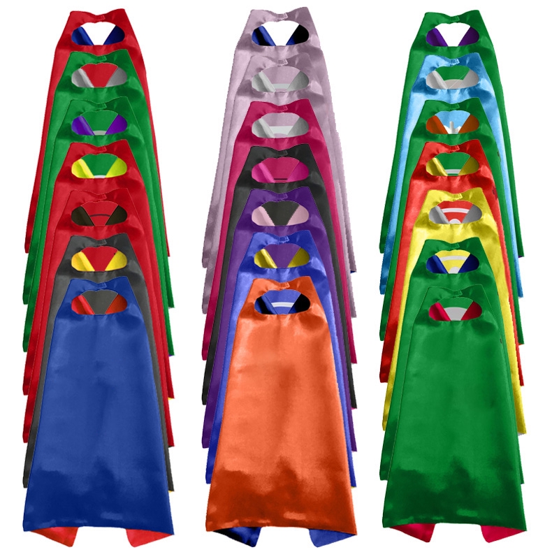 Cosplay halloween boy and girl cape, children play superheroes, Christmas party children's clothing custom